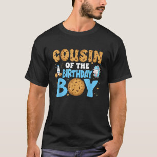 Camiseta Leite E primeiros aniversarios De Cookies Primo Do