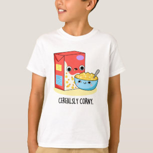 Camiseta Leite Engraçado Cerealoso Cerealado