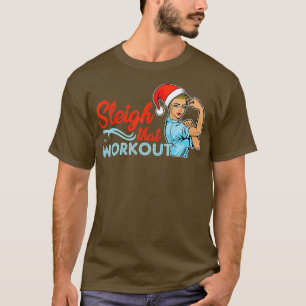 Camiseta Leite esse trabalho de Natal para as mulheres