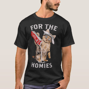 Camiseta Leite Gato Para Casas & Leite Cugado Engraçado