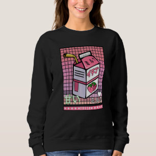 Camiseta Leite japonês Aestético Vaporwave Haraju, 90 anos