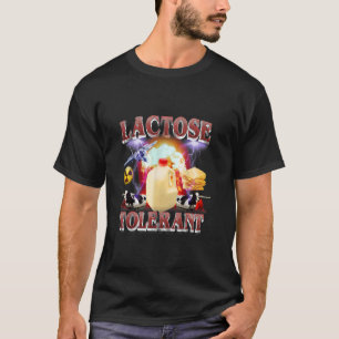Camiseta Leite Leiteiro Engraçado Lactose Tolerante Vacas F