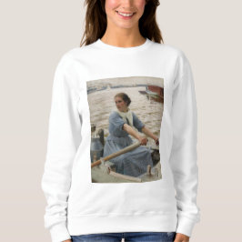 Camiseta Leite Maid em um Barco Remoso (por Albert Edelsens