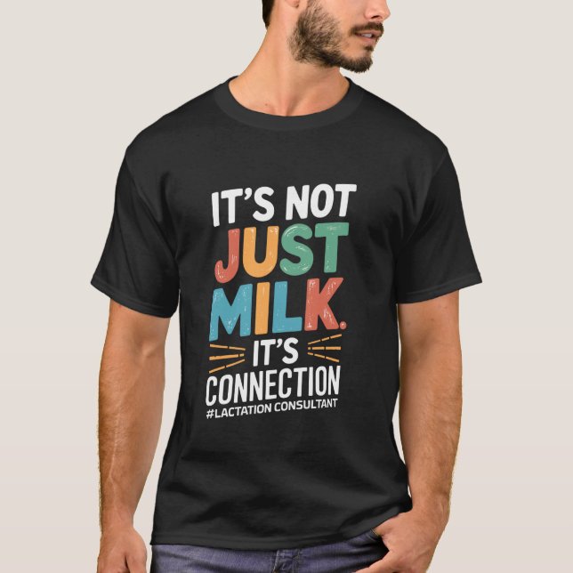 Camiseta Leite Materno Design de Mãe Amamentando para Lacta (Frente)
