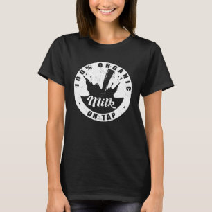Camiseta Leite Orgânico Feminino Na Torneira Conscientizaçã