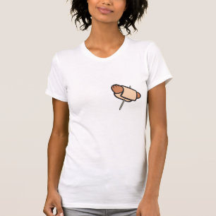 Camiseta leitõezinhos de rolo hors d'oeuvres