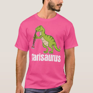Camiseta Leitor Clarinet Dinossaur - Orquestra Musical Clar