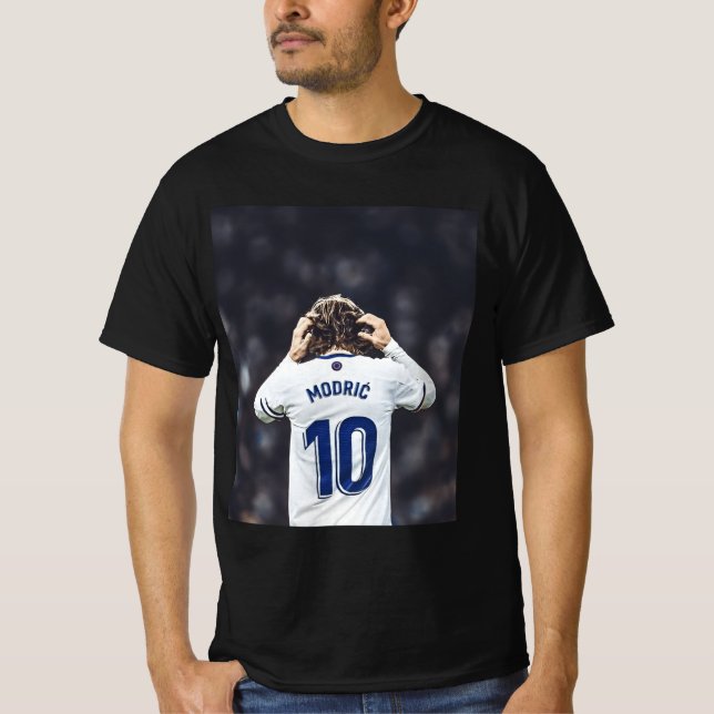 Camiseta Leitor clássico modrico de Luka (Frente)