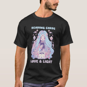 Camiseta Leitor De Cartão Tarot Com Amor E Luz