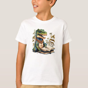 Camiseta Leitor de dinossauro T-Rex