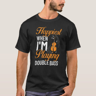 Camiseta Leitor De Instrumentos De Música De Bass Duplo Les