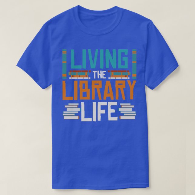 Camiseta Leitor de Livros Biblioteca de Nerd Biblioteca de  (Frente do Design)