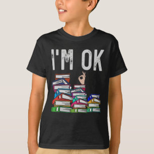 Camiseta Leitor de Livros Bibliotecários Lover de Livros En