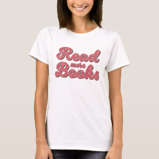 Camiseta Leitor de Livros Retro Leia Mais Livros
