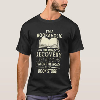 Camiseta Leitor De Livros, Sou Um Bookaholic Na Estrada Par