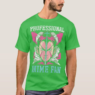 Camiseta Leitor de manga de anime profissional Otaku Kawaii