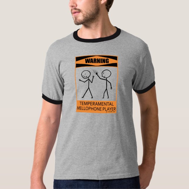 Camiseta Leitor de Melofone Temperado (Frente)