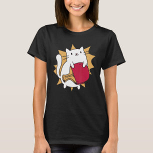 Camiseta Leitor de pinos de mesa Cat tênis