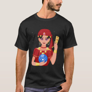 Camiseta Leitor de Placas de Teller da Fortune Crystal Gaze