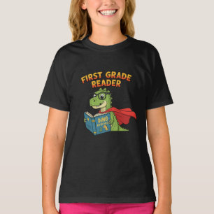 Camiseta Leitor de primeiro nível Dino-Mite