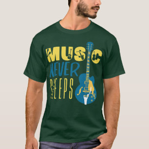 Camiseta Leitor De Violão legal Rock & Roll, Lo De Música L