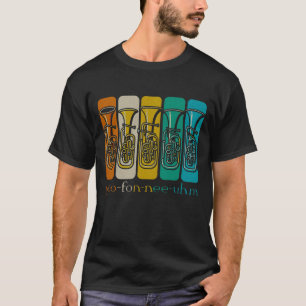 Camiseta Leitor Eufonista Euphoniumist Brass Horn Mar