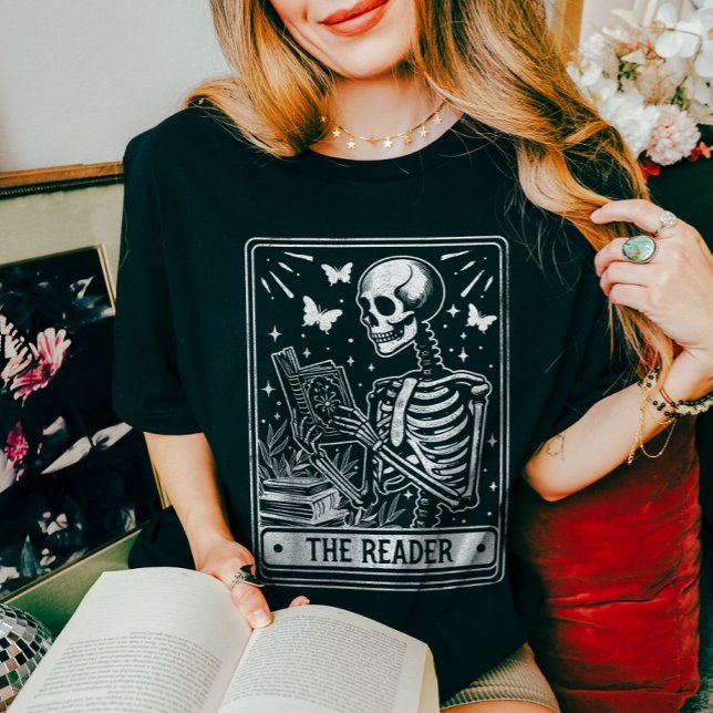 Camiseta Leitor Leitura do Booklover Halloween (Criador carregado)
