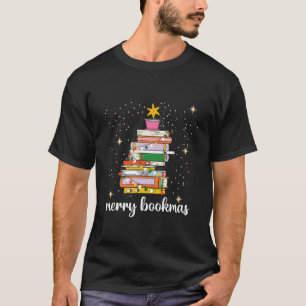 Camiseta leitores engraçados adoram Livros de Feliz de Nata