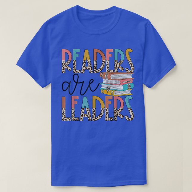 Camiseta Leitores São Líderes Do Livro Leopardo Da Boca Vol (Frente do Design)