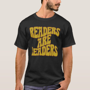 Camiseta Leitores São Líderes Do Professor De Leitura De Li