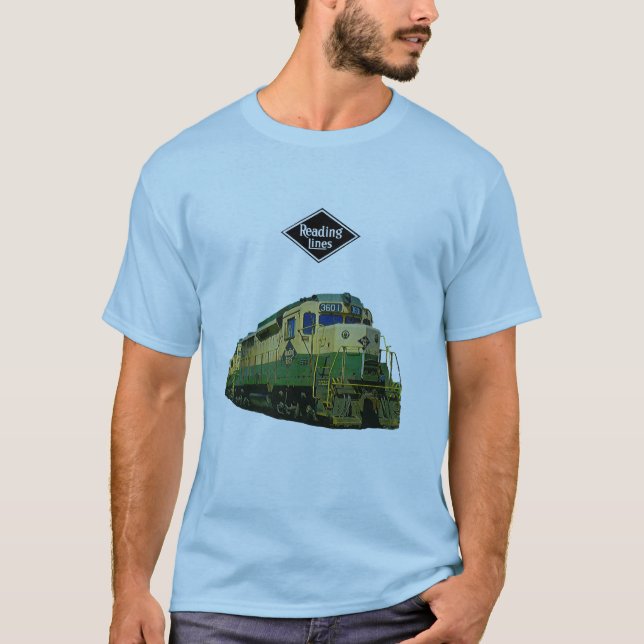 Camiseta Leitura da ferrovia GP-30 #3601 (Frente)