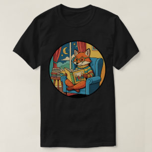 Camiseta Leitura da Raposa Aconchegante - Uma Noite Silenci