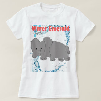 Camiseta Leitura de água para uso feminino