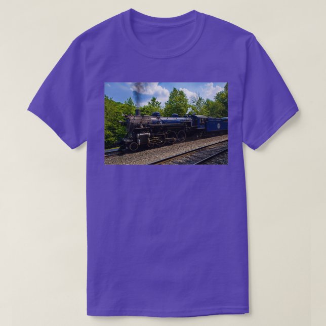 Camiseta Leitura de Blue Mountain and Norte Railroad (Frente do Design)