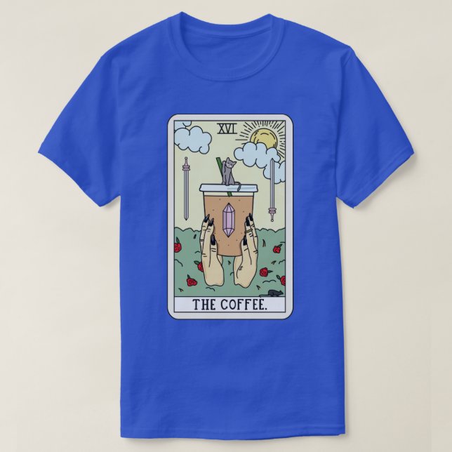 CAMISETA LEITURA DE CAFÉ (Frente do Design)