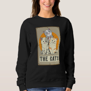 Camiseta Leitura de Cartas do Tarot dos Gatos Ocultismo Mag