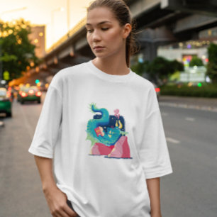 Camiseta Leitura de Dragão de Fairytale