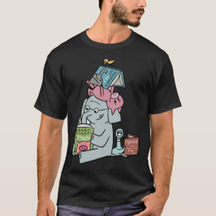 Camiseta Leitura De Elefantes E Porcos