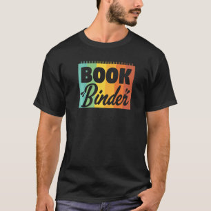 Camiseta Leitura de Enlace de Bloco de Binder de Livro lega