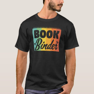 Camiseta Leitura de Enlace de Bloco de Binder de Livro lega