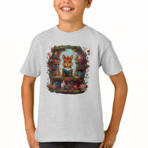 Leitura De Esquilo Numa Estante De Vintage