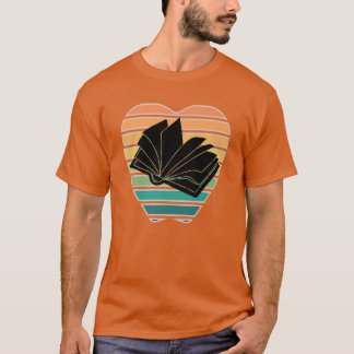 Camiseta Leitura de Estilo Retroativo para Homens Livro Ens