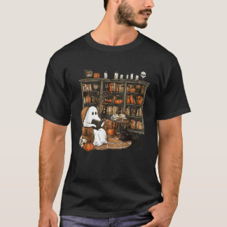 Camiseta Leitura De Fantasmas Com Amor De Livro De Gatos Pr