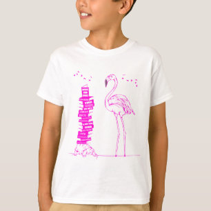 Camiseta Leitura de Flamingo