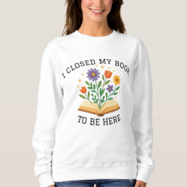 Camiseta Leitura De Hoodie, Sweater Do Livro, Eu Encerrei M