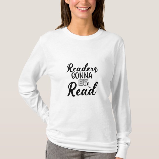 Camiseta Leitura de Leitores de Arte Vão Ler (Frente)