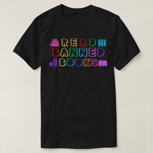 Camiseta Leitura de Livros Banidos 8 (Frente do Design)