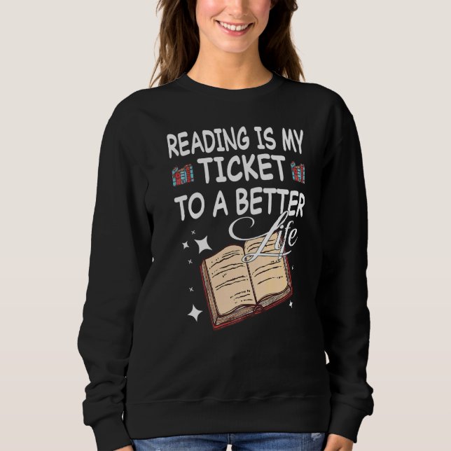 Camiseta Leitura de Livros Biblioteca de Literatura Livros  (Frente)