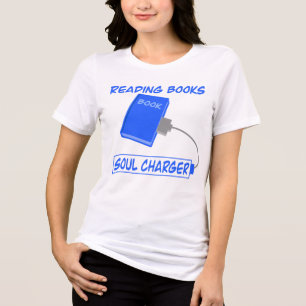 Camiseta Leitura de Livros Carregador de Alma – Arte para A