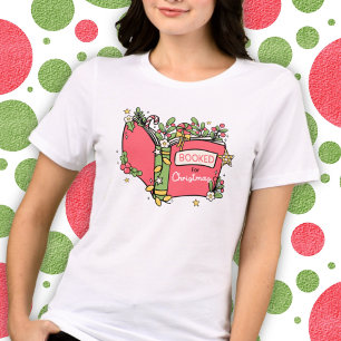 Camiseta Leitura de Livros de Natal